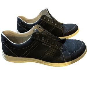 Mephisto Shoes Mens Size 11 Black Leather Runoff Air Jet System Comfort Casual
